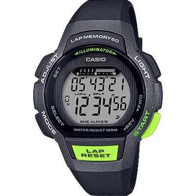 Đồng Hồ Casio LWS-1000H-1AV Dây Nhựa Màu Đen - Tuổi Thọ Pin 5 Năm - Chống Nước 100m