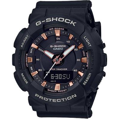 Đồng Hồ Nam Casio G Shock GMA-S130PA-1A Dây Nhựa Màu Đen - Mặt Điểm Mạ Vàng - Chống Nước 200m