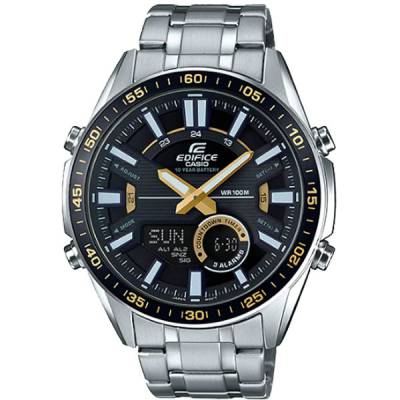 Đồng Hồ Nam Casio Edifice EFV-C100D-1BVDF Dây Kim Loại -Tuổi Thọ Pin 10 Năm