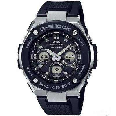 Đồng Hồ Nam Casio G Shock GST-S300-1ADR Dây Nhựa Màu Đen - Pin Năng Lượng Mặt Trời