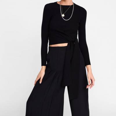 Quần Tây Nữ Ống Rộng – Zara